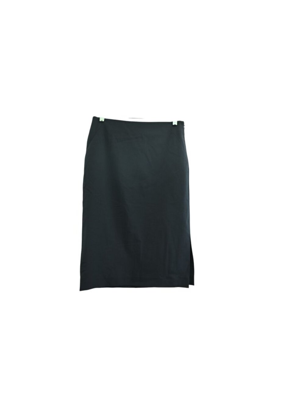 NWT Ann Taylor Pencil Skirt Lined Sz 2 Navy Blue High Waist Side Slit Career